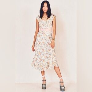 NWT Loveshackfancy Faith Dress in Floral Confetti Size 10